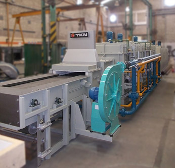 Teknoaustral - Continuous mesh belt carburizing furnace