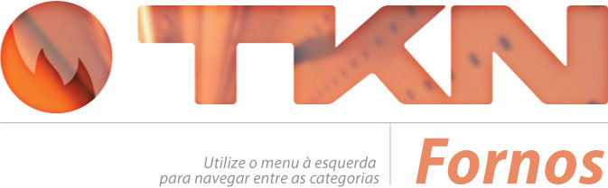 Fornos - Utilize o menu à esquerda para navegar entre as categorias.